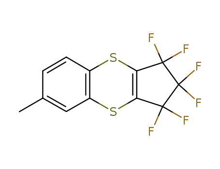 1,1,2,2,3,3-hexafluoro-6-methyl-2,3-dihydro-1H-benzocyclopenta-p-dithiine