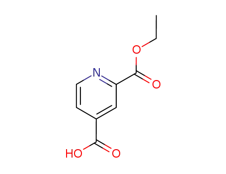 Molecular Structure of 142074-49-5 (2-(ETHOXYCARBONYL)ISONICOTINIC ACID)