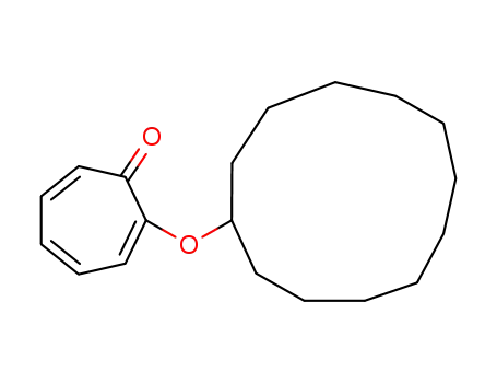Molecular Structure of 87563-19-7 (2,4,6-Cycloheptatrien-1-one, 2-(cyclododecyloxy)-)