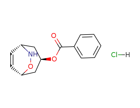 exo-3-(benzoyloxy)-8-oxa-9-azabicyclo<3.2.2.>-non-6-ene hydrochloride