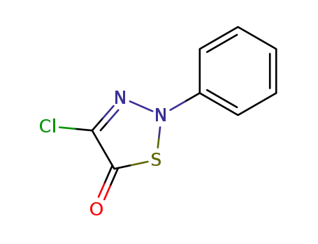 Molecular Structure of 112260-89-6 (1,2,3-Thiadiazol-5(2H)-one, 4-chloro-2-phenyl-)