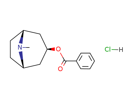 8-Azabicyclo[3.2.1]octan-3-ol,8-methyl-, benzoate (ester), hydrochloride, (3-exo)- (9CI)