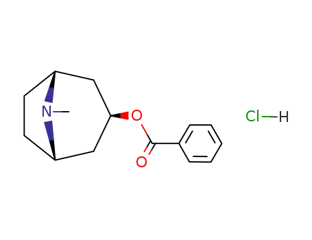 8-Azabicyclo[3.2.1]octan-3-ol,8-methyl-, benzoate (ester), hydrochloride, (3-exo)- (9CI)