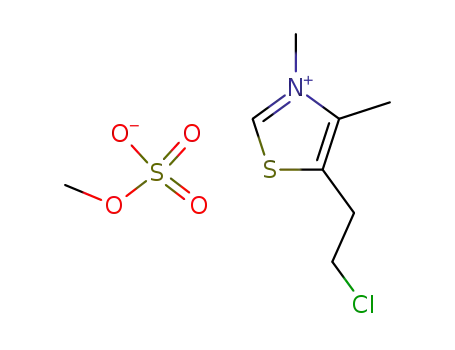 5-(β-Chloroethyl)-3,4-dimethylthiazolium methyl sulfate