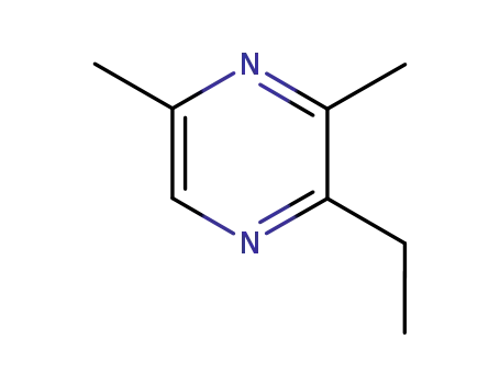 Molecular Structure of 13925-07-0 (3,5-Dimethyl-2-ethylpyrazine)