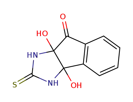 1,3,3a,8a-tetrahydro-3a,8a-hydroxy-2-thioindeno<1,2-d>imidazole-2,8-dione