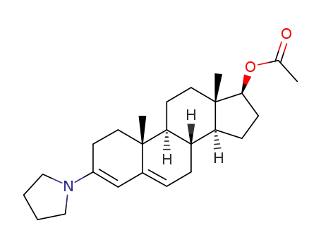 3-(1-pyrrolidinyl)-17β-acetoxyandrosta-3,5-diene