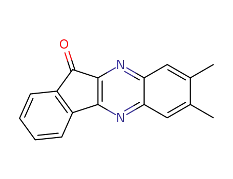 Molecular Structure of 40114-83-8 (7,8-dimethyl-4b,8-dihydro-11H-indeno[1,2-b]quinoxalin-11-one)