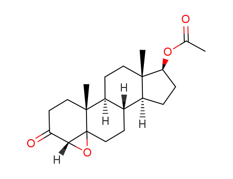 17β-Acetoxy-4α,5-epoxyandrostan-3-one