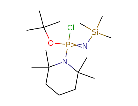 P-chloro-O-tert-butyl-2,2,6,6-tetramethylpiperidido-N-trimethylsilylimidophosphate