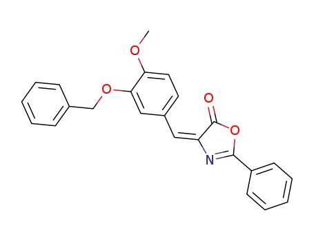 4-(3-benzyloxy-4-methoxybenzylidene)-2-phenyl-5-oxazolone