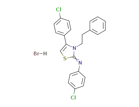 (4-Chloro-phenyl)-[4-(4-chloro-phenyl)-3-phenethyl-3H-thiazol-(2Z)-ylidene]-amine; hydrobromide