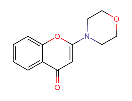 Molecular Structure of 130735-56-7 (2-(morpholin-4-yl)-4H-chromen-4-one)