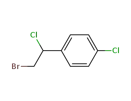 Molecular Structure of 109275-35-6 (Benzene, 1-(2-bromo-1-chloroethyl)-4-chloro-)