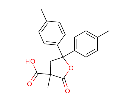 2-carboxy-2-methyl-4,4-bis(4-methylphenyl)-4-butanolide