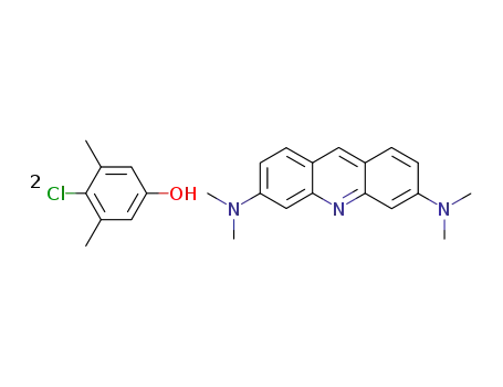 N,N,N',N'-Tetramethyl-acridine-3,6-diamine; compound with 4-chloro-3,5-dimethyl-phenol