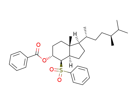 Benzoic acid (1R,3aR,4R,5R,7aR)-4-benzenesulfonyl-7a-methyl-1-((1R,4S)-1,4,5-trimethyl-hexyl)-octahydro-inden-5-yl ester