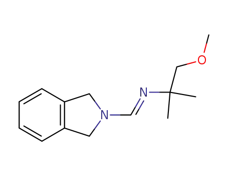 [1-(1,3-Dihydro-isoindol-2-yl)-meth-(E)-ylidene]-(2-methoxy-1,1-dimethyl-ethyl)-amine