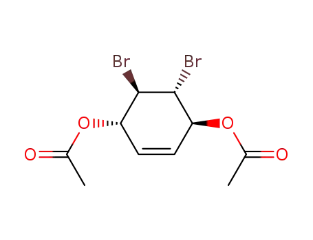 (+)-(1S,2R,3R,4S)-1,4-diacetoxy-2,3-dibromocyclohex-5-ene