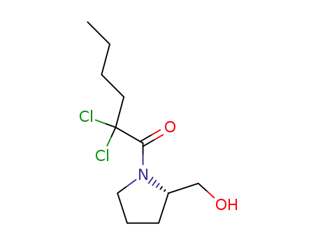 (2S)-2-hydroxymethyl-1-(2,2-dichloro-hexanoyl)-pyrrolidine