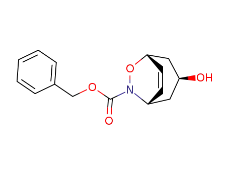 N-benzyloxycarbonyl-3α-hydroxy-6-aza-7-oxabicyclo[3.2.2]non-8-ene
