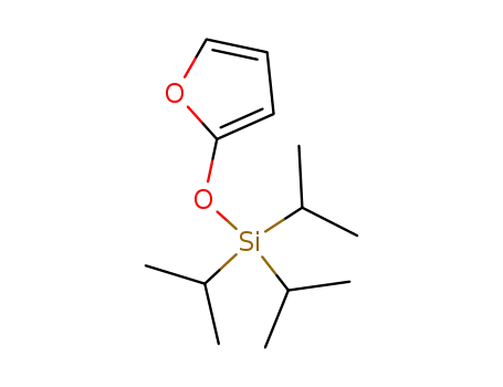 Molecular Structure of 171201-21-1 (Silane, (2-furanyloxy)tris(1-methylethyl)-)