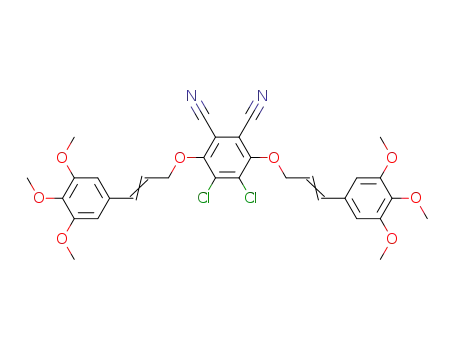 4,5-Dichloro-3,6-bis-[(E)-3-(3,4,5-trimethoxy-phenyl)-allyloxy]-phthalonitrile