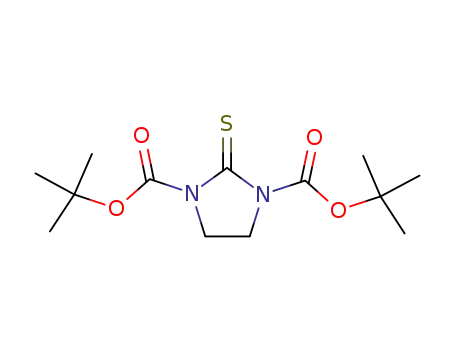 Molecular Structure of 173300-83-9 (1,3-Imidazolidinedicarboxylic acid, 2-thioxo-, bis(1,1-dimethylethyl)
ester)