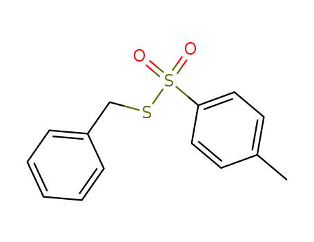 Molecular Structure of 16601-02-8 (S-benzyl 4-methylbenzenesulfonothioate)