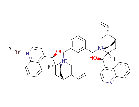 α,α'-biscinchonidinium-m-xylene dibromide