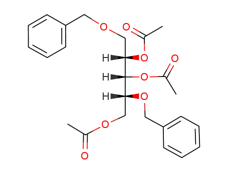 2,3,5-tri-O-acetyl-1,4-di-O-benzyl-D,L-ribitol