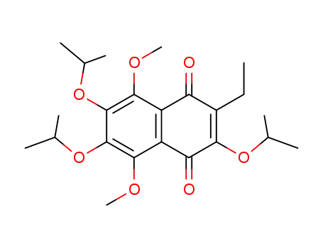 2-ethyl-3,6,7-triisopropoxy-5,8-dimethoxy-[1,4]naphthoquinone