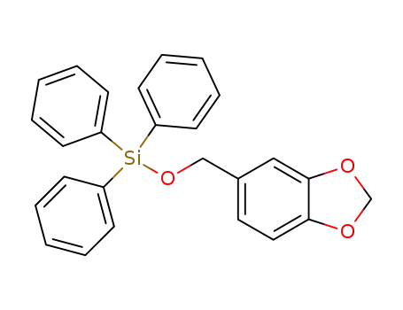 (benzo[1,3]dioxol-5-ylmethoxy)-triphenyl-silane