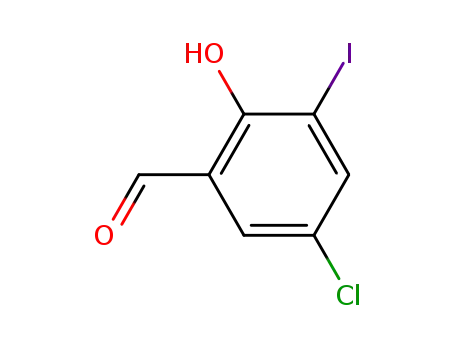 5-chloro-2-hydroxy-3-iodobenzaldehyde(SALTDATA: FREE)
