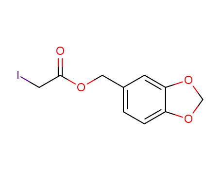 iodo-acetic acid benzo[1,3]dioxol-5-ylmethyl ester