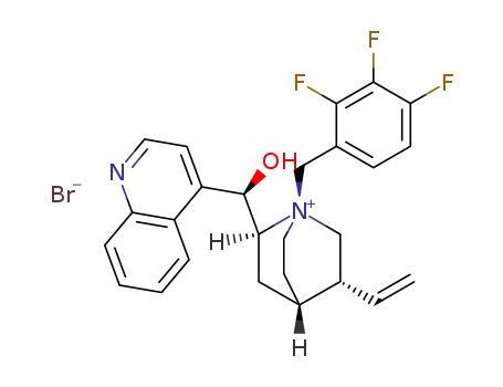 N-(2',3',4'-trifluoro)benzylhydrocinchonidinium bromide
