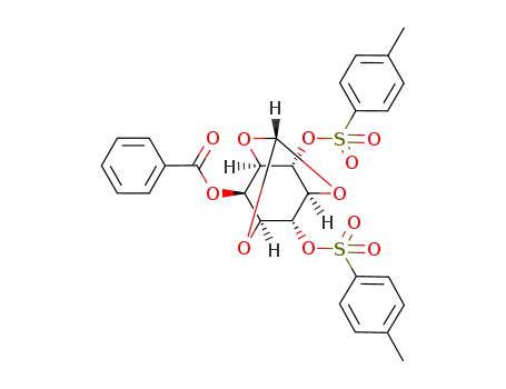 Benzoic acid (1R,3R,5R,6R,7S,8R,9S)-8,9-bis-(toluene-4-sulfonyloxy)-2,4,10-trioxa-tricyclo[3.3.1.13,7]dec-6-yl ester
