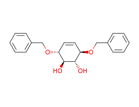 Molecular Structure of 594858-42-1 (4-Cyclohexene-1,2-diol, 3,6-bis(phenylmethoxy)-, (1R,2R,3R,6R)-)