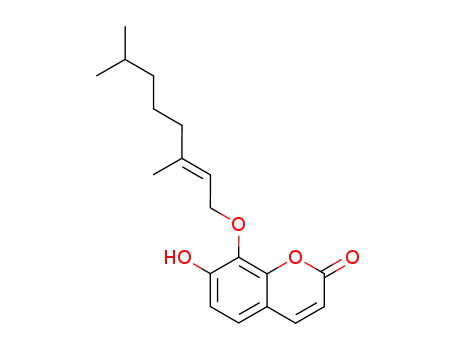 8-[(3,7-dimethyl-2-octenyl)oxy]-7-hydroxy-2H-1-benzopyran-2-one