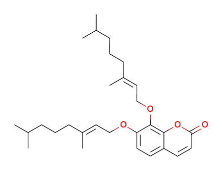 7,8-Bis-((E)-3,7-dimethyl-oct-2-enyloxy)-chromen-2-one
