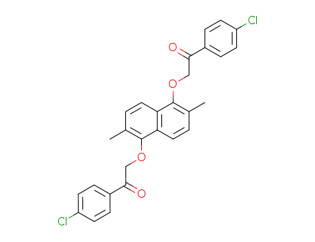 2,6-dimethyl-1,5-bis-1-(4-chlorophenyl)-1-oxo-2-ethoxy)naphthalene