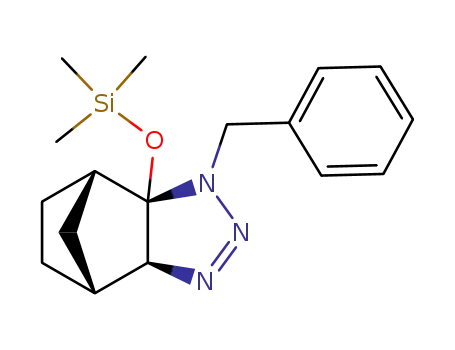 (1R,2S,6S,7S)-5-Benzyl-6-trimethylsilanyloxy-3,4,5-triaza-tricyclo[5.2.1.02,6]dec-3-ene