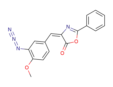 4-[1-(3-Azido-4-methoxy-phenyl)-meth-(E)-ylidene]-2-phenyl-4H-oxazol-5-one