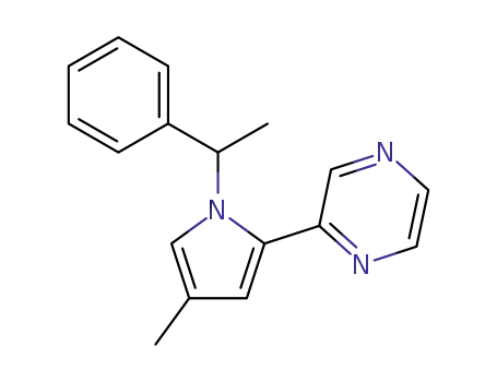 2-pyrazin-2-yl-4-methyl-1-(1-phenylethyl)pyrrole