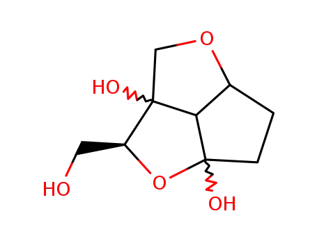 3-hydroxymethyl-tetrahydro-1,4-dioxa-cyclopenta[cd]pentalene-2a,4a-diol