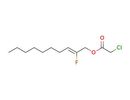 Acetic acid, chloro-, (2Z)-2-fluoro-2-decenyl ester