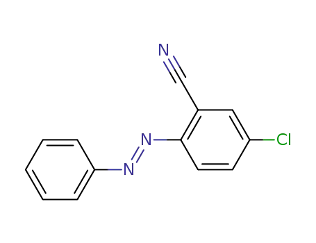 5-chloro-2-(phenylazo)benzonitrile