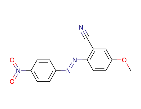 5-methoxy-2-(4-nitrophenylazo)benzonitrile