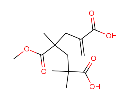 6-carboxy-4-methoxycarbonyl-2,2,4-trimethylhept-6-enoic acid
