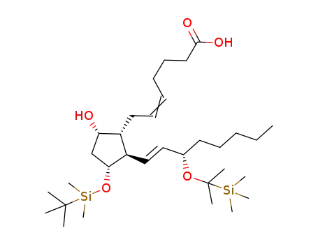 (Z)-7-{(1R,2R,3R,5S)-3-(tert-Butyl-dimethyl-silanyloxy)-5-hydroxy-2-[(E)-(S)-3-(1-methyl-1-trimethylsilanyl-ethoxy)-oct-1-enyl]-cyclopentyl}-hept-5-enoic acid